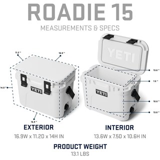 Foto 5 | Cooler Yeti Roadie 15 Hard Con Correa De Doble Uso, Color Carbón - Venta Internacional.