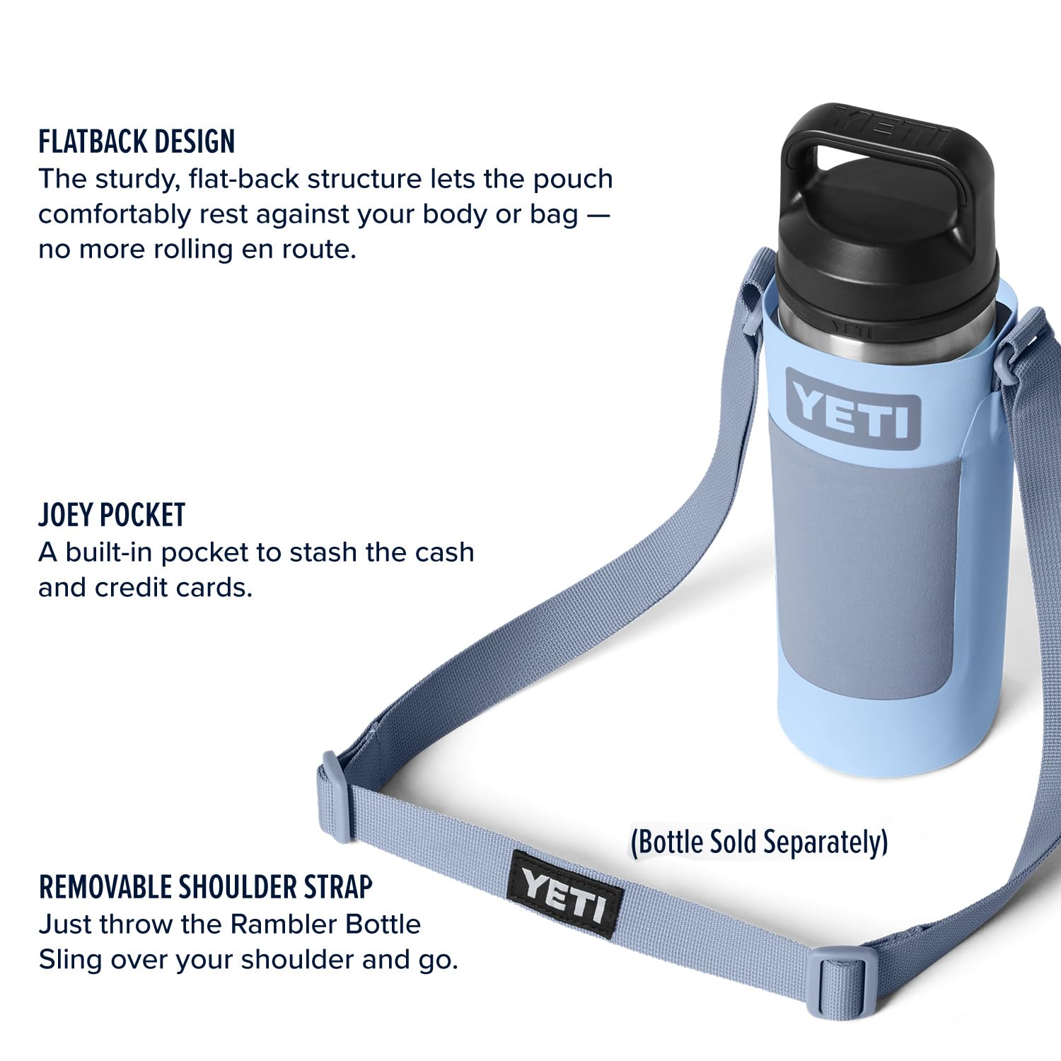 Foto 4 pulgar | Botella Sling Yeti Para Rambler, Botella De 532 Ml Big Sky Blue - Venta Internacional.