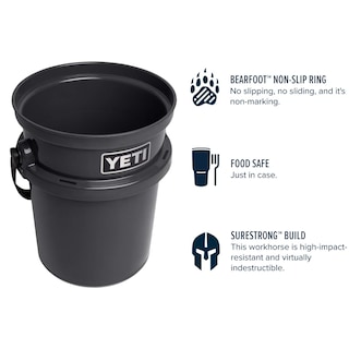 Foto 3 | Bucket Yeti Loadout, Carbón Vegetal Resistente A Impactos, 5 Galones - Venta Internacional.