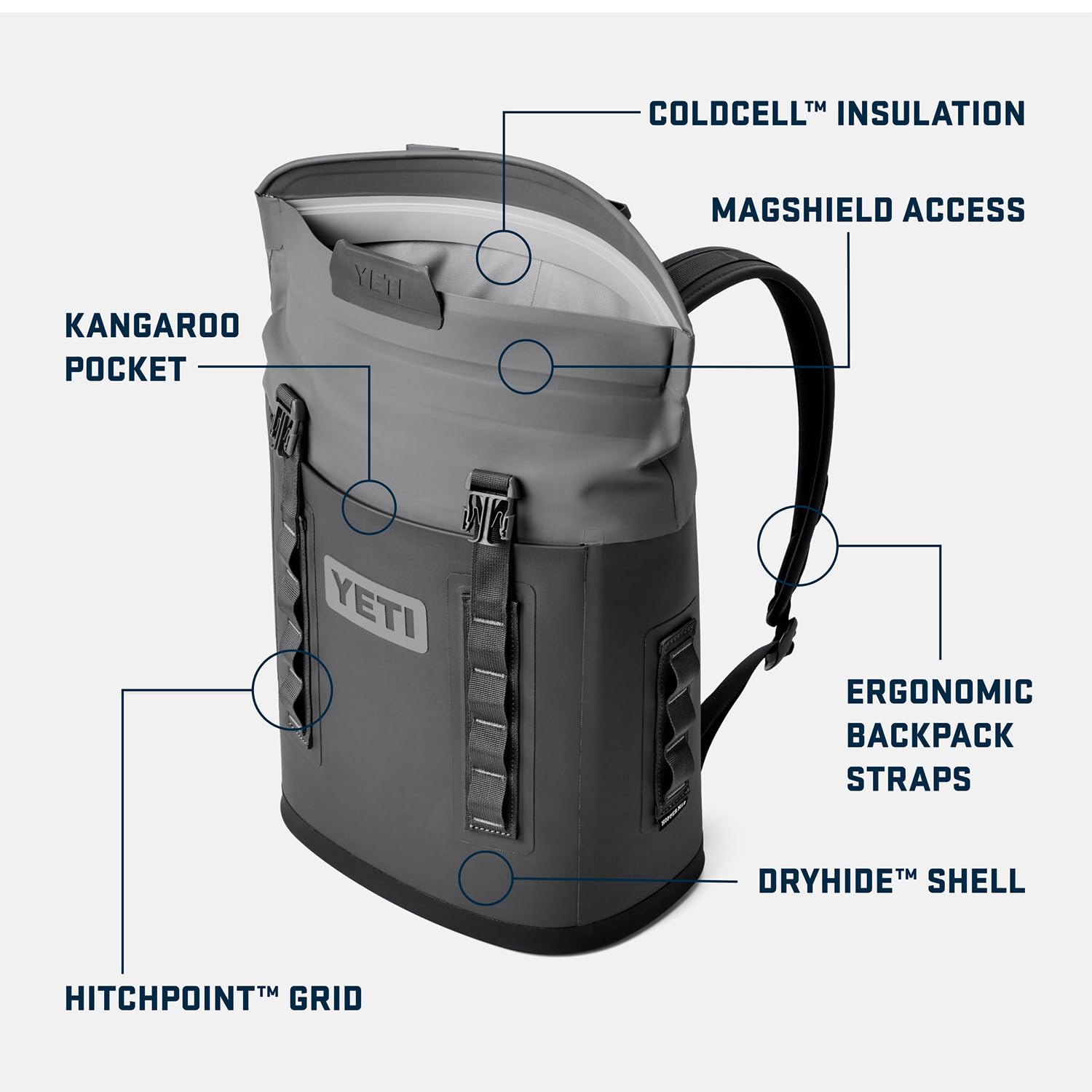 Foto 3 pulgar | Mochila Térmica Yeti Hopper M12 Ultramarine Violet - Venta Internacional.