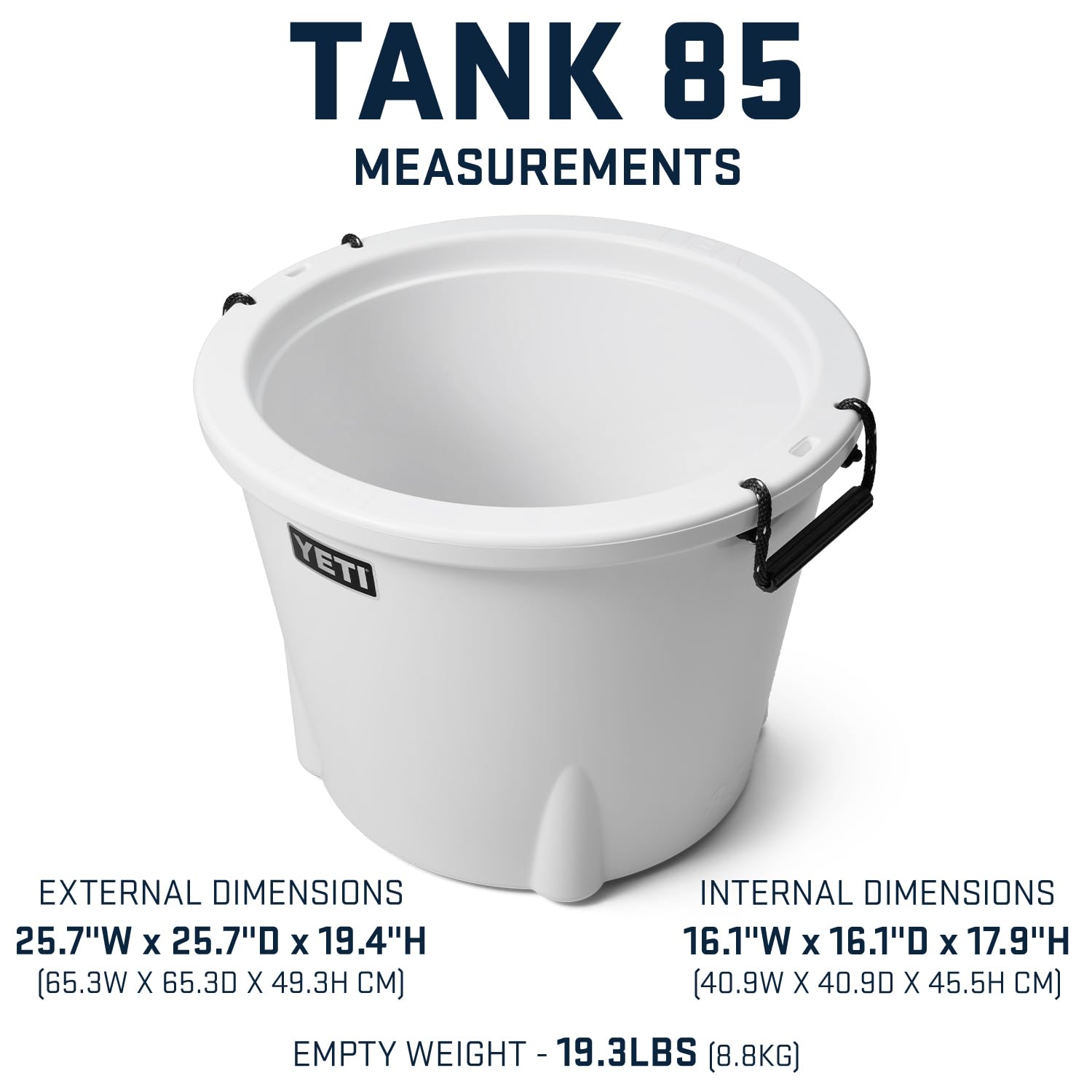 Foto 4 pulgar | Hielera Tipo Cubo Yeti Tank 85 Blanca - Venta Internacional.