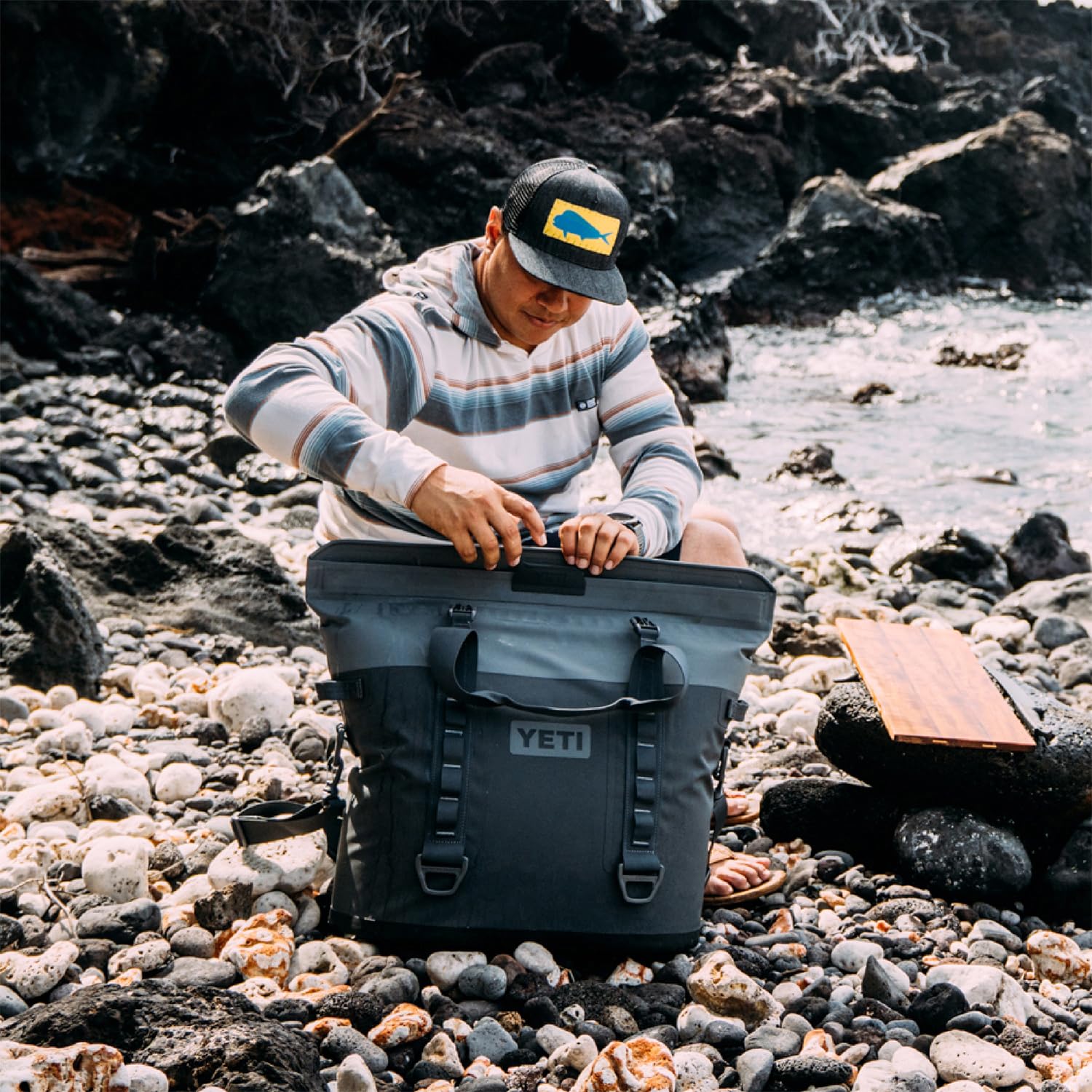 Foto 7 | Enfriador Blando Portátil Yeti Hopper M30 Magshield Access Blue - Venta Internacional.