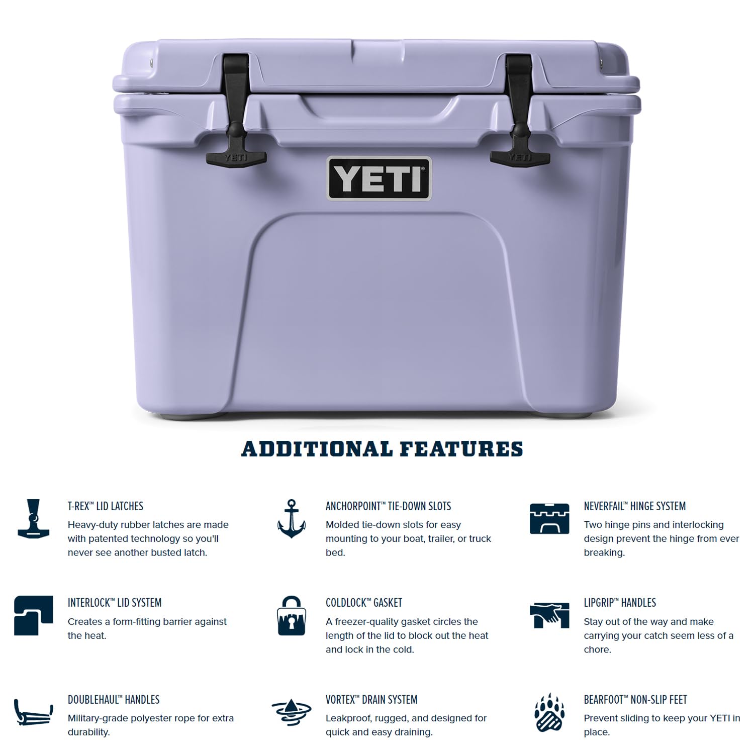Foto 7 pulgar | Hielera Yeti Tundra 35 Cosmic Lilac De 20 Litros De Capacidad - Venta Internacional.