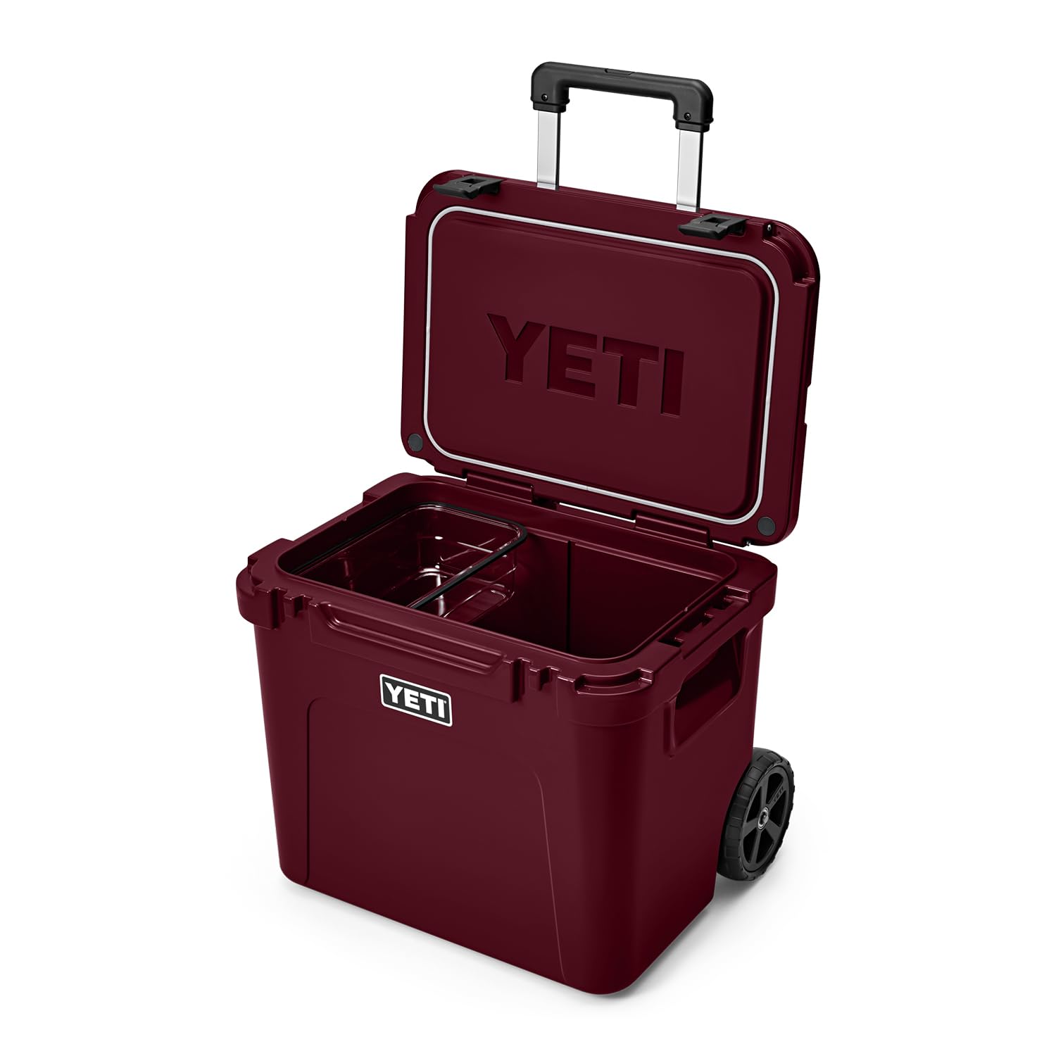 Foto 4 pulgar | Cooler Yeti Roadie De 60 Ruedas Wild Vine Red, 47 L, Con Asa - Venta Internacional.