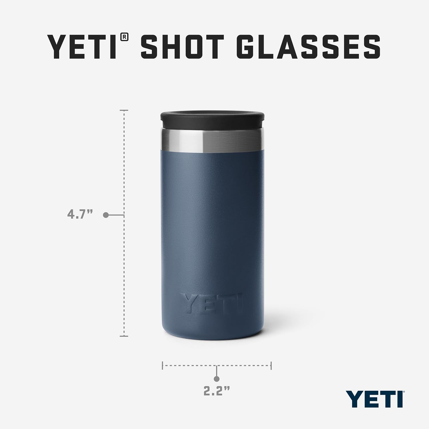 Foto 5 pulgar | Gafas De Chupito Yeti Big Sky Blue, 50 Ml, Juego De 4 Con Funda - Venta Internacional.