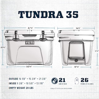 Foto 2 | Hielera Yeti Tundra 35 Carbón 21l - Venta Internacional.