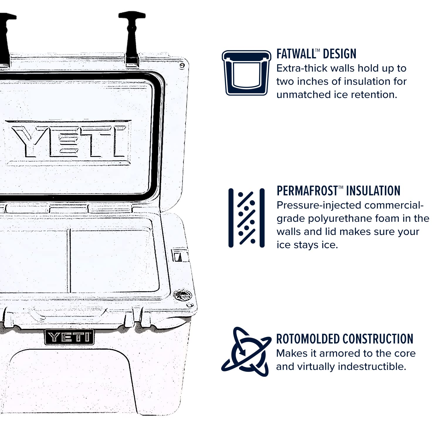 Foto 4 | Hielera Yeti Tundra 35 Carbón 21l - Venta Internacional.