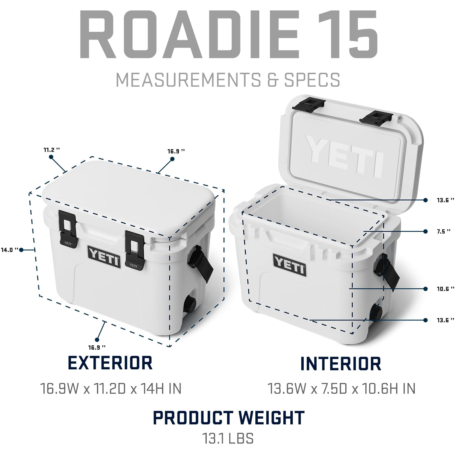 Foto 6 pulgar | Cooler Yeti Roadie 15 Hard Con Correa De Doble Uso, 15 L, Azul Marino - Venta Internacional.