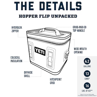 Foto 5 | Nevera Portátil Yeti Hopper Flip 12 Violeta Ultramar - Venta Internacional