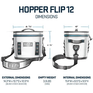 Foto 4 | Nevera Portátil Yeti Hopper Flip 12 Big Sky Azul - Venta Internacional