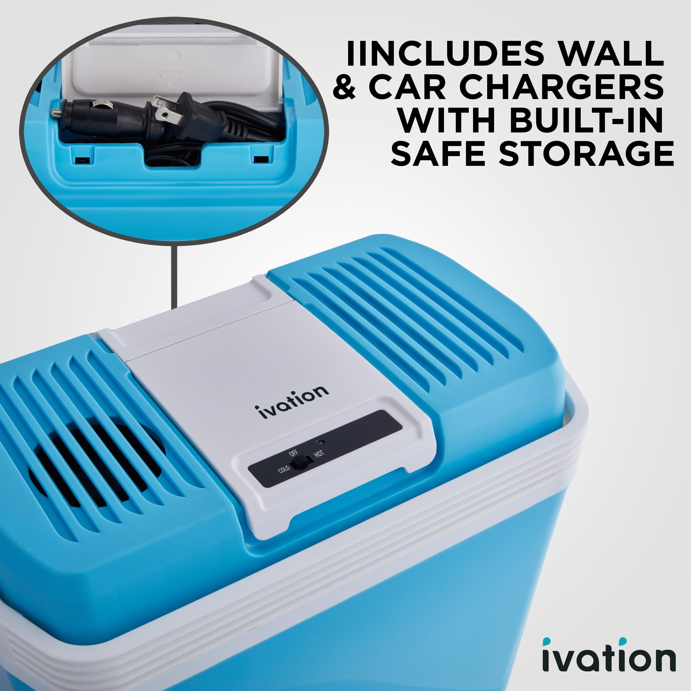 Foto 4 | Cooler & Warmer Ivation, Eléctrico Portátil, 24 L, Con Asa - Venta Internacional.