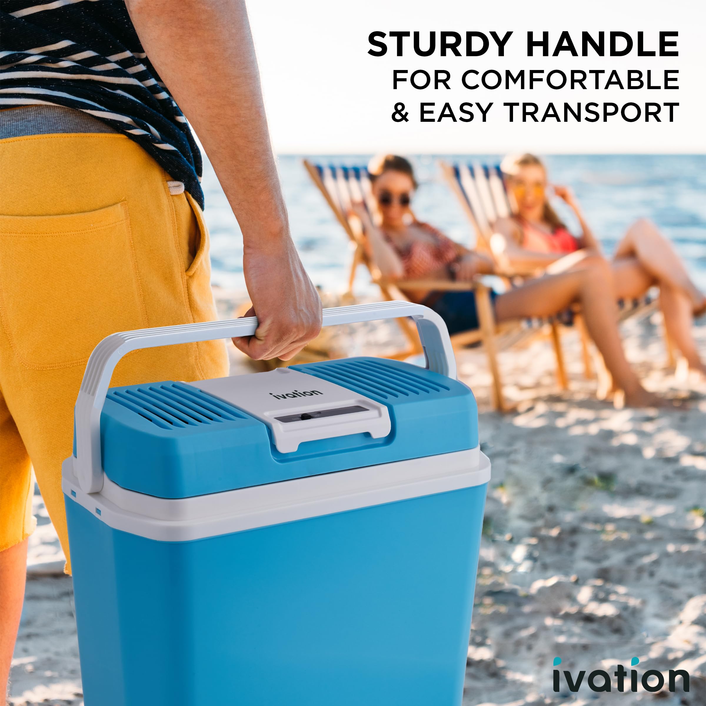 Foto 7 | Cooler & Warmer Ivation, Eléctrico Portátil, 24 L, Con Asa - Venta Internacional.
