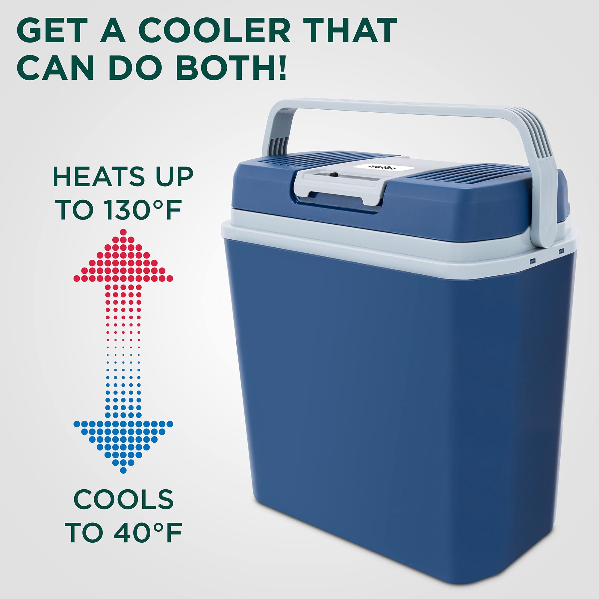 Foto 3 pulgar | Cooler & Warmer Ivation, Eléctrico Portátil, 24 L, Con Asa - Venta Internacional.