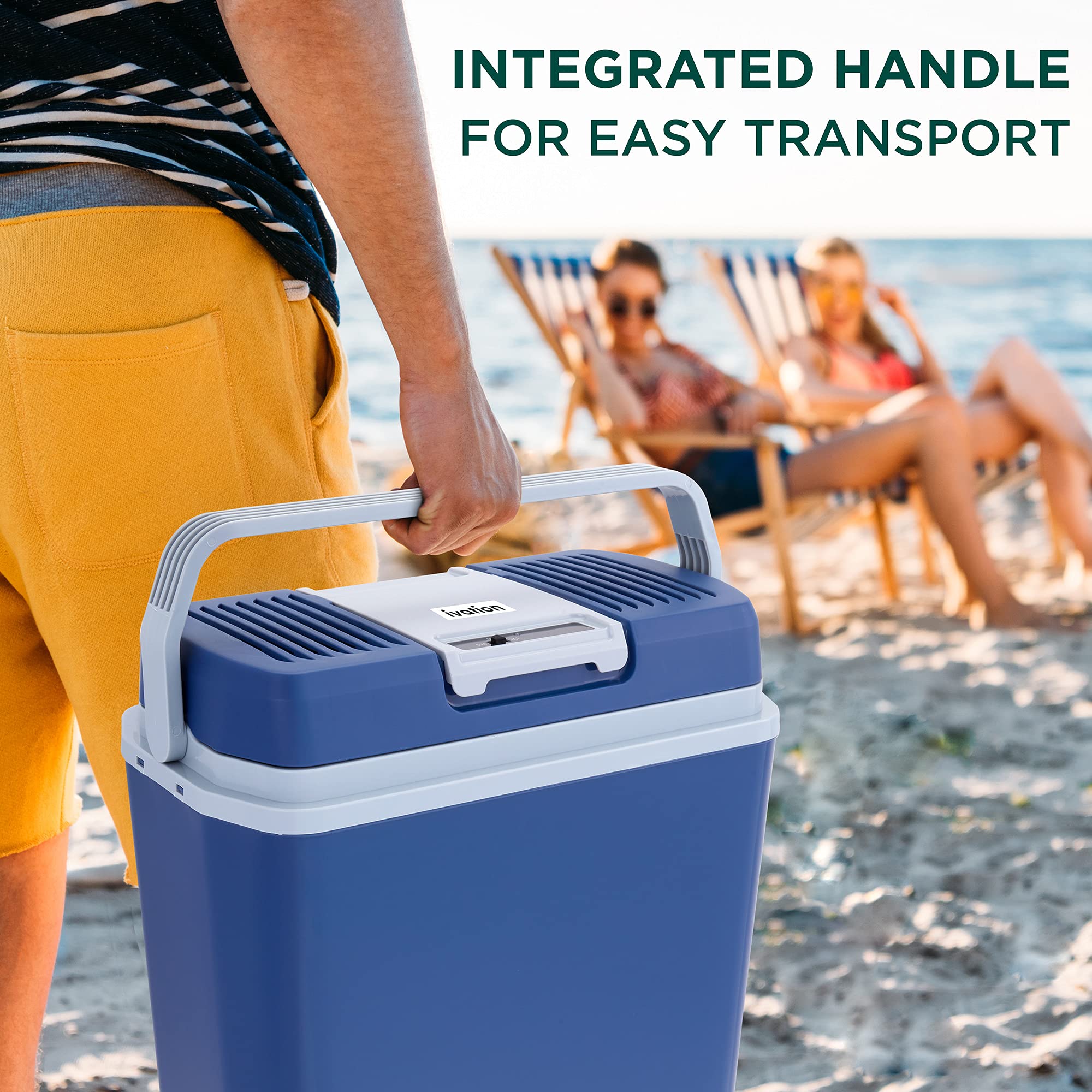 Foto 7 pulgar | Cooler & Warmer Ivation, Eléctrico Portátil, 24 L, Con Asa - Venta Internacional.