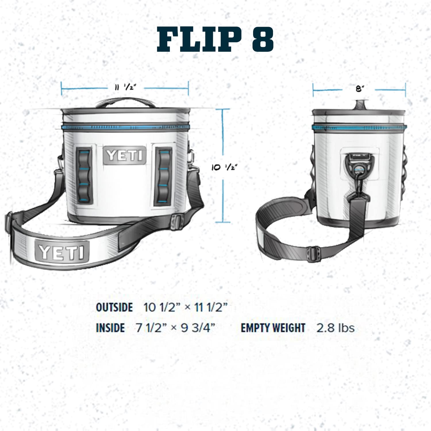 Foto 5 pulgar | Nevera Blanda Portátil Yeti Hopper Flip 8 Con Toldo Verde - Venta Internacional.