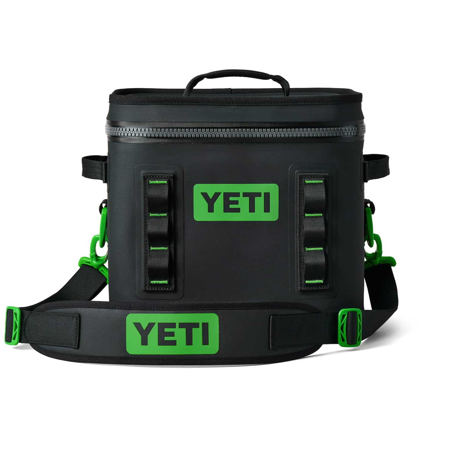 Nevera Blanda Portátil Yeti Hopper Flip 12 Con Toldo Verde - Venta Internacional.