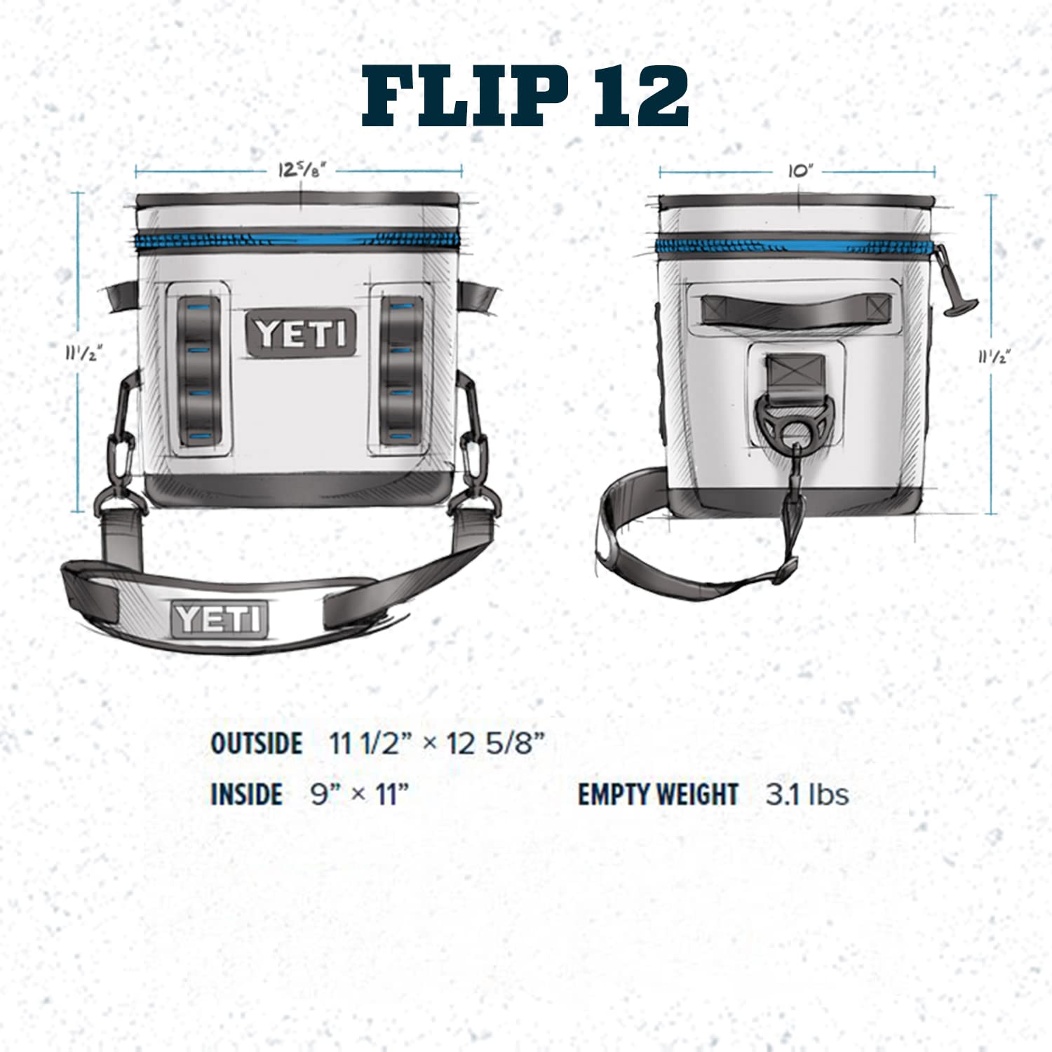Foto 5 pulgar | Nevera Blanda Portátil Yeti Hopper Flip 12 Con Toldo Verde - Venta Internacional.