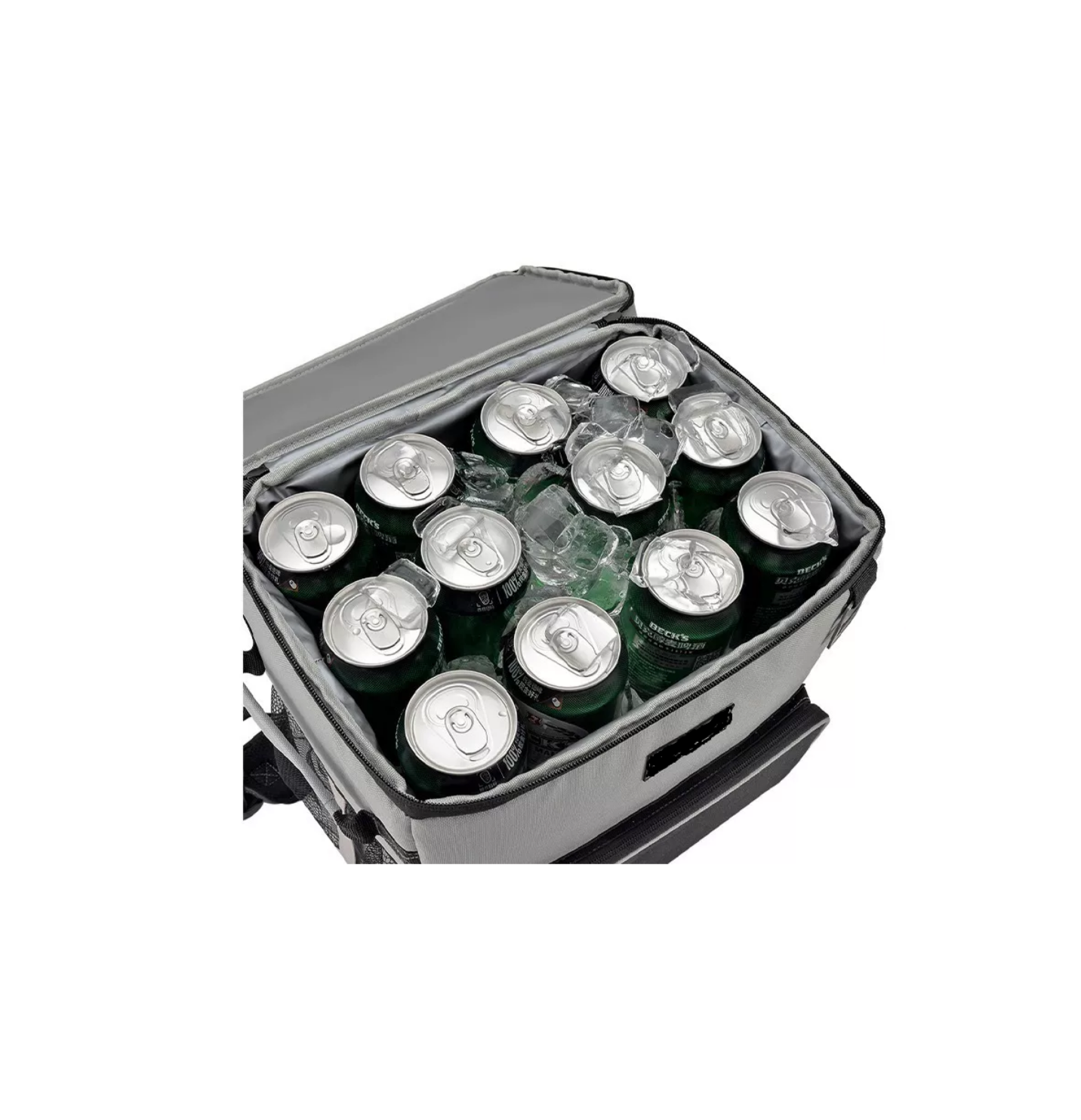 Foto 4 pulgar | Mochila Hielera Portatil Enfriadora De 25 Litros/32 Latas Eo Safe Imports Esi-3773-1 Gris