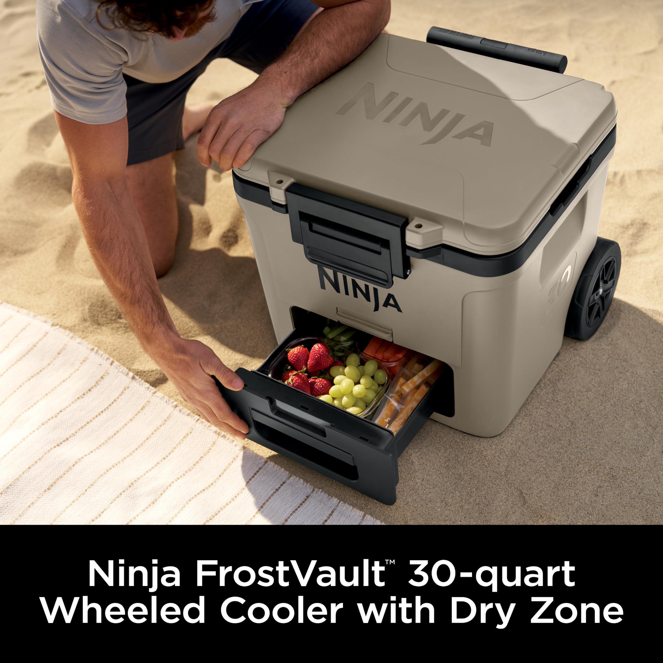 Foto 3 pulgar | Cooler Ninja Frostvault De 30 Litros Con Zona Seca Y Cajón Para Temperatura Frigorífica - Venta Internacional.