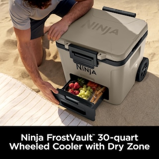 Foto 2 | Cooler Ninja Frostvault De 30 Litros Con Zona Seca Y Cajón Para Temperatura Frigorífica - Venta Internacional.