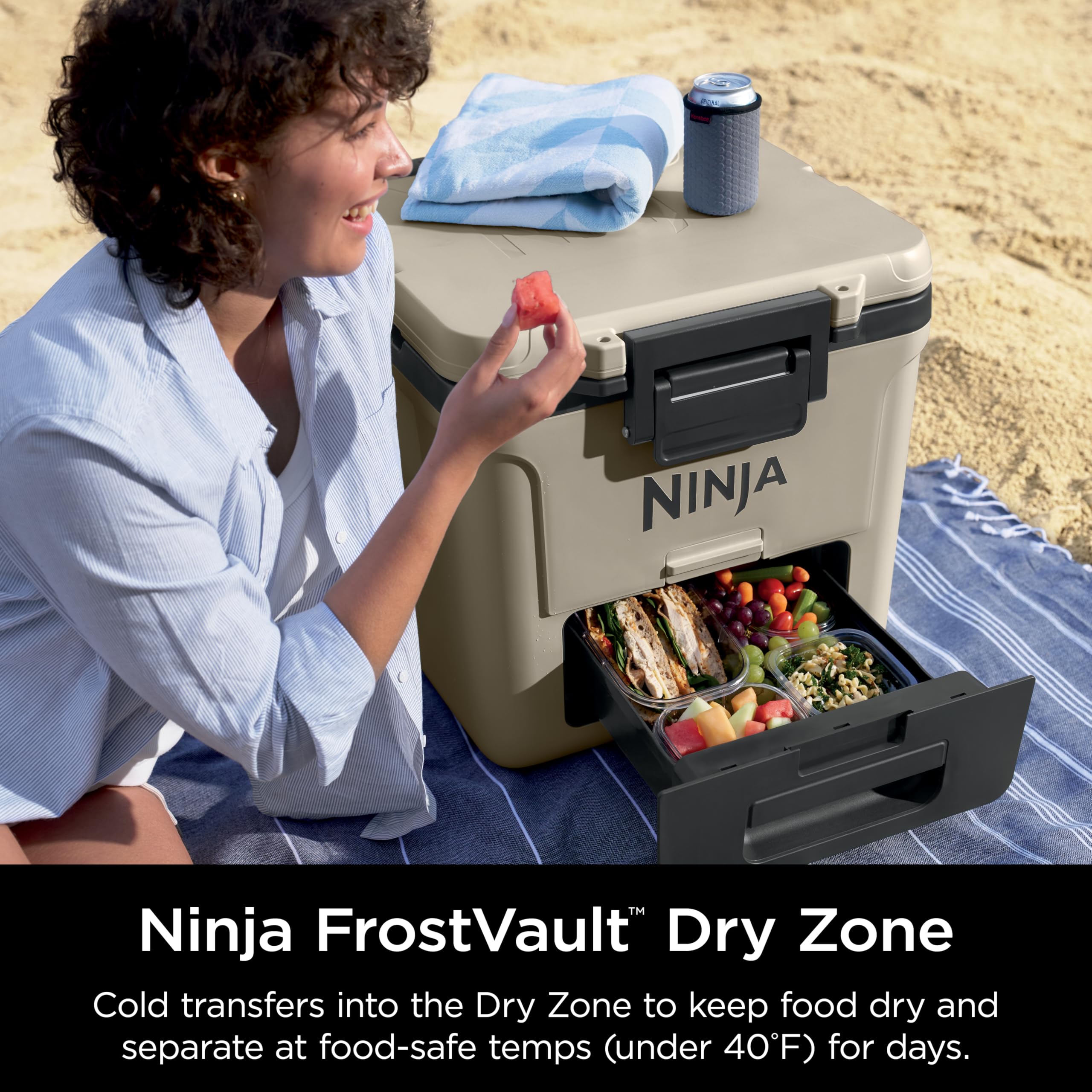 Foto 4 pulgar | Cooler Ninja Frostvault De 30 Litros Con Zona Seca Y Cajón Para Temperatura Frigorífica - Venta Internacional.