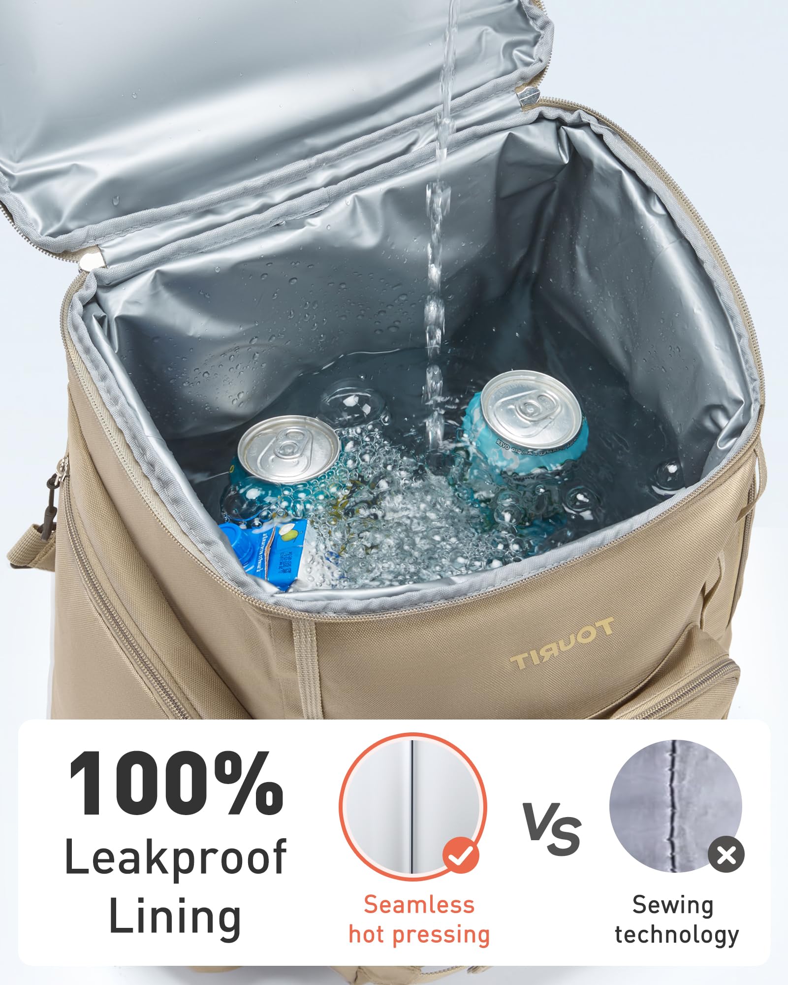 Foto 5 pulgar | Mochila Térmica Tourit Rolling, Impermeable, Aislante, 22 L - Venta Internacional.