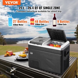 Foto 2 | Refrigerador De Coche Vevor De 36 L (38 Cuartos De Galón) Con Máquina De Hielo, -40 A 68 °f, 12 V - Venta Internacion