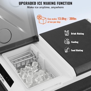 Foto 4 | Refrigerador De Coche Vevor De 36 L (38 Cuartos De Galón) Con Máquina De Hielo, -40 A 68 °f, 12 V - Venta Internacion