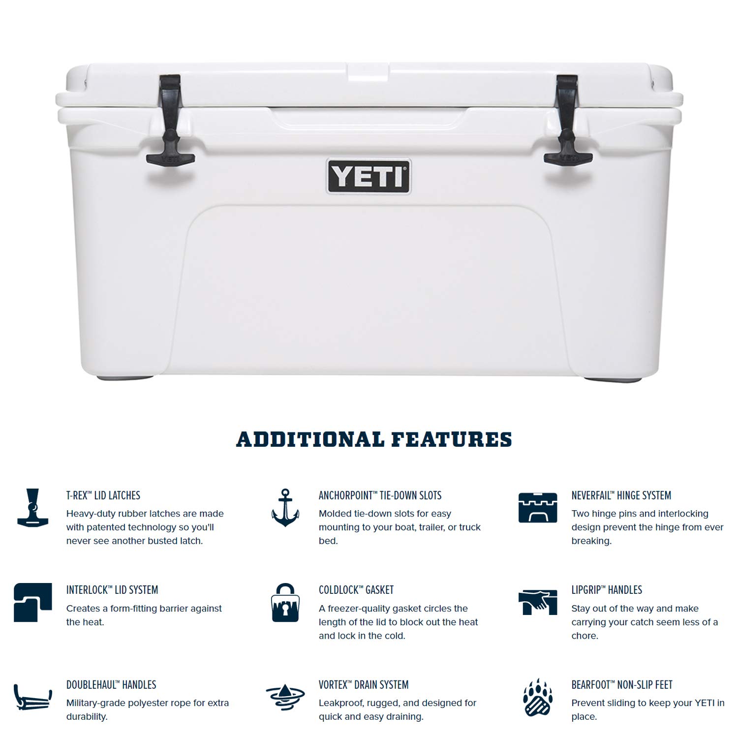 Foto 7 pulgar | Hielera Yeti Tundra 65 Blanca - Venta Internacional.