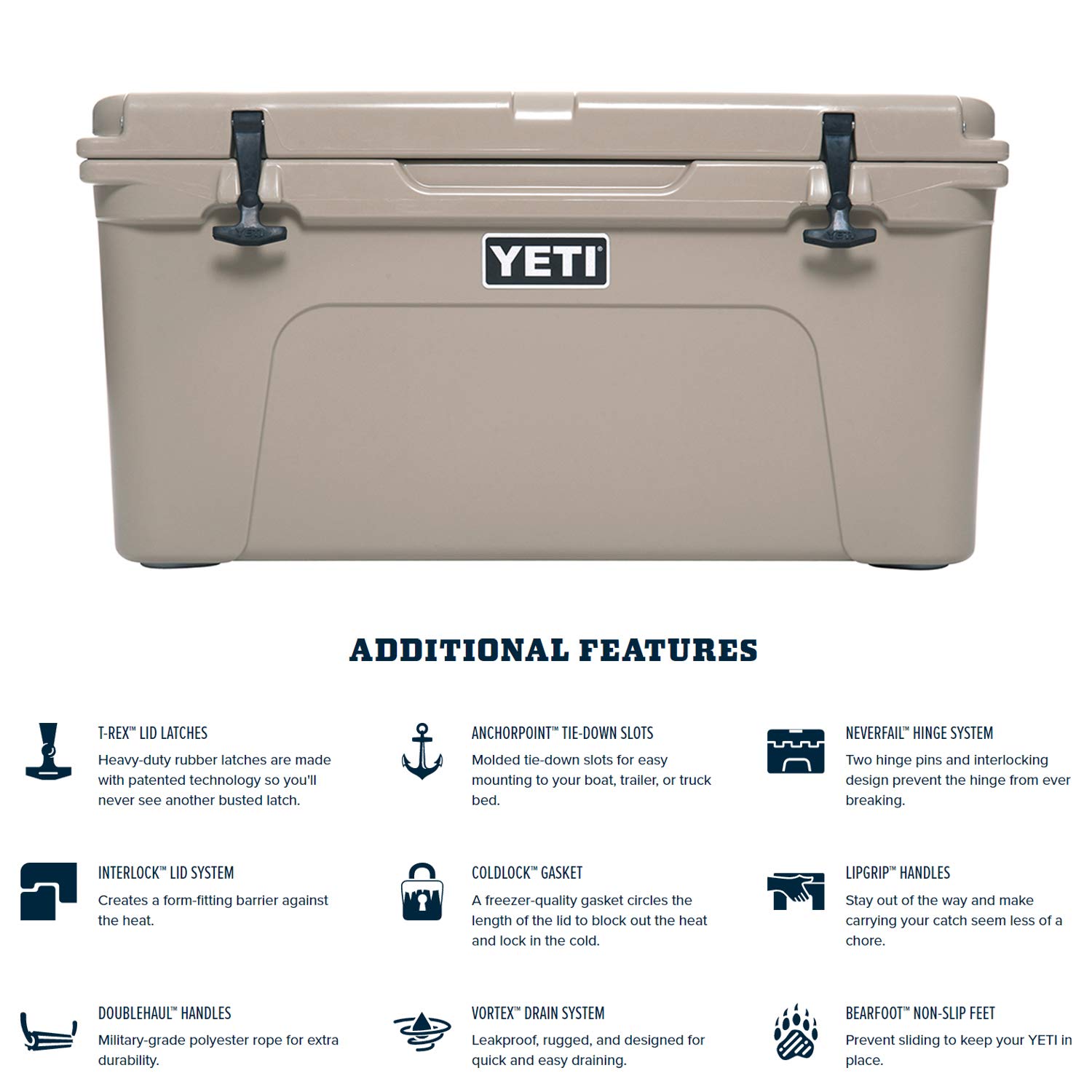 Foto 7 pulgar | Enfriador Yeti Tundra 65 Desert Tan - Venta Internacional.