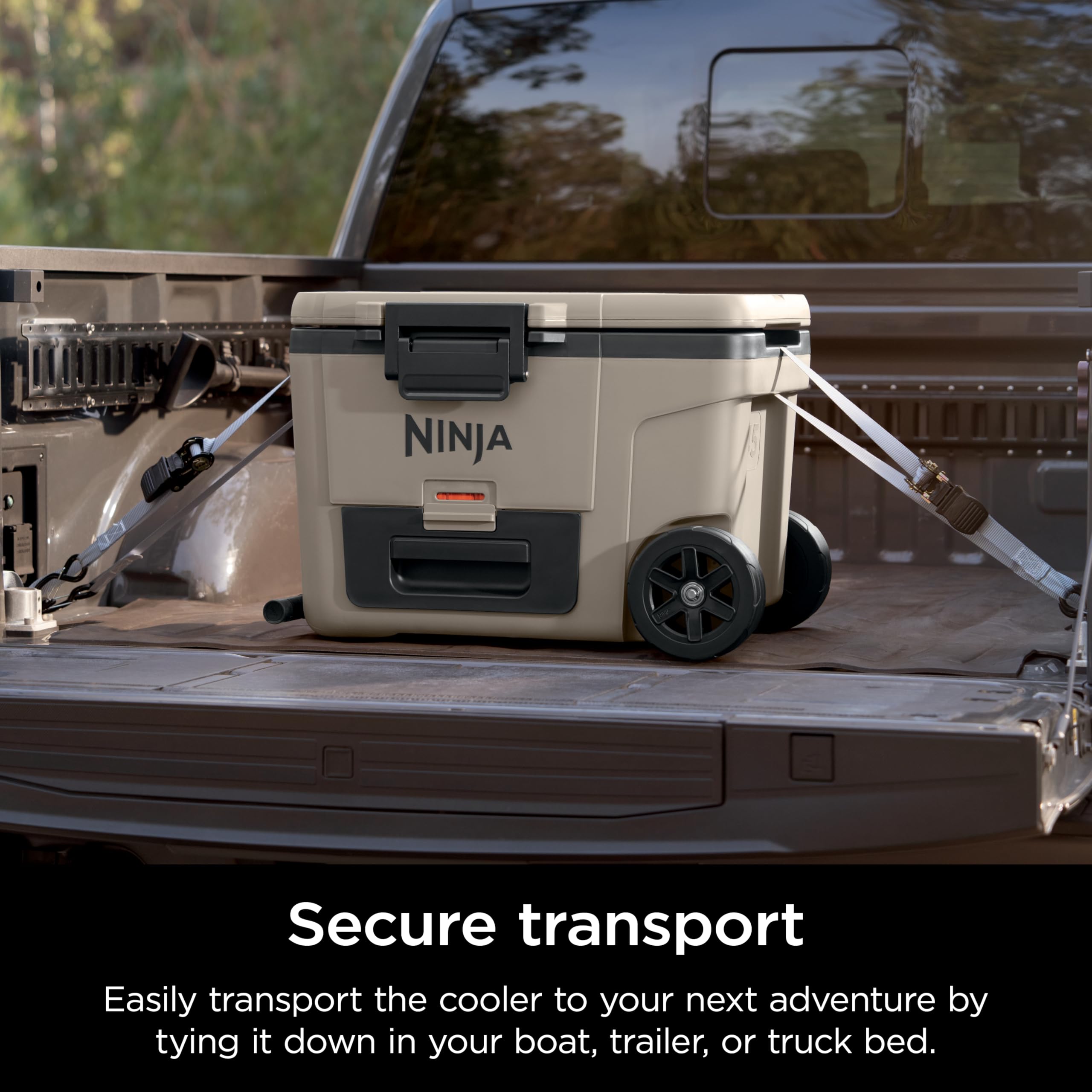 Foto 7 | Cooler Ninja Outdoor Frostvault Con Ruedas De Abedul De 65 Cuartos De Galón, Beige - Venta Internacional.