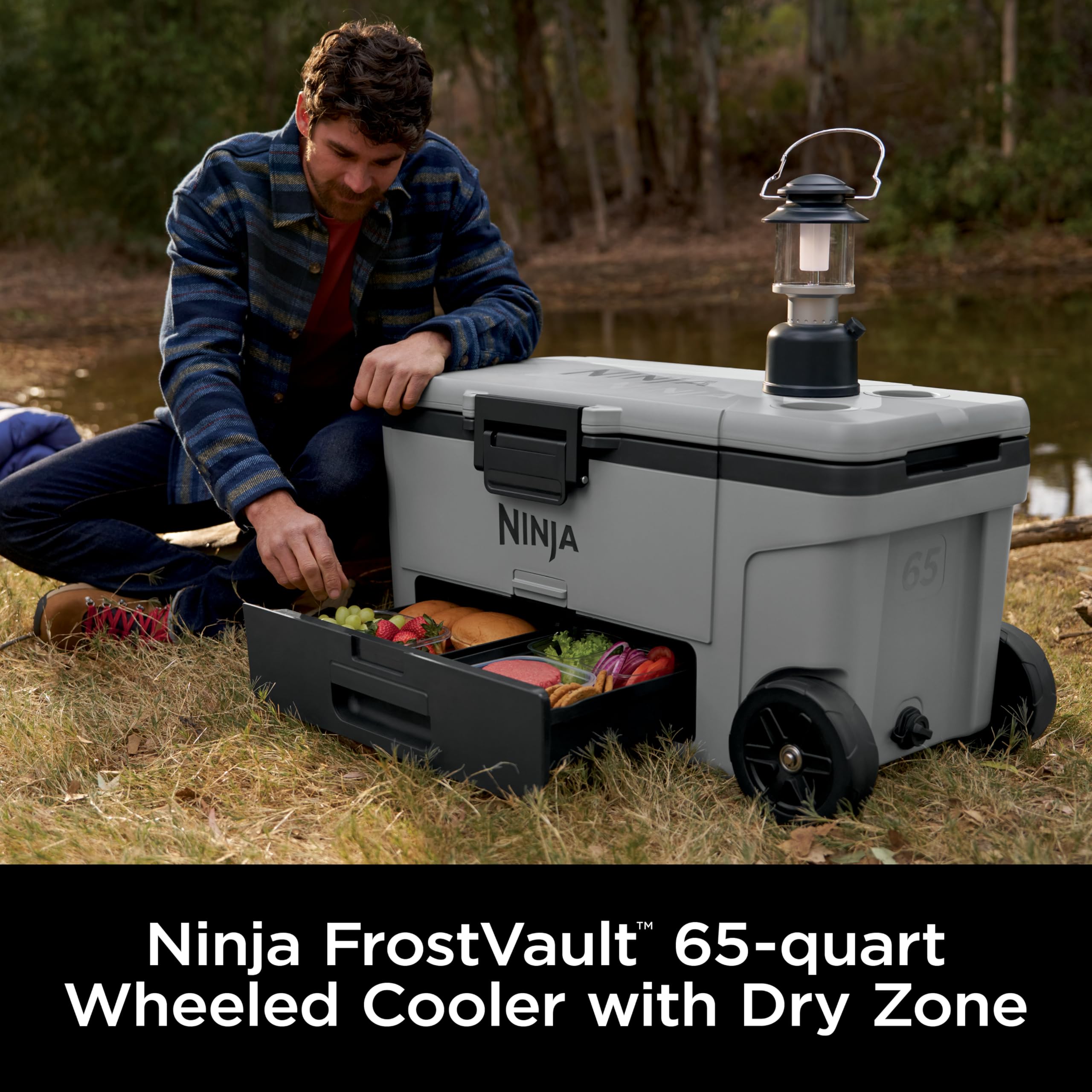 Foto 3 pulgar | Cooler Ninja Outdoor Frostvault De 65 Cuartos De Galón Con Ruedas Y Temperatura De Refrigerador - Venta Internacional.