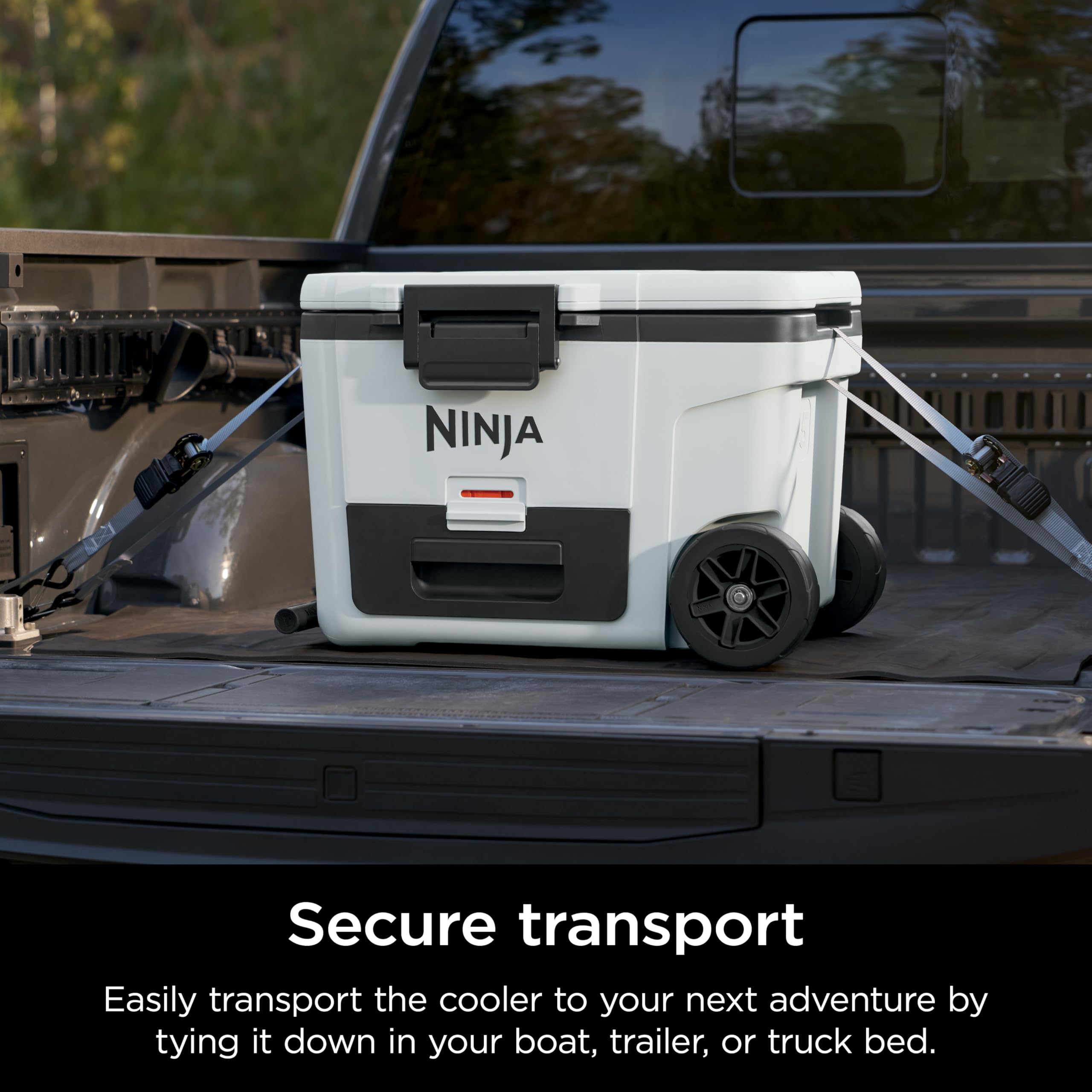 Foto 6 | Hielera Con Ruedas Frostvault De 45 Cuartos De Galón, Color Blanco, De Cooler Ninja - Venta Internacional.