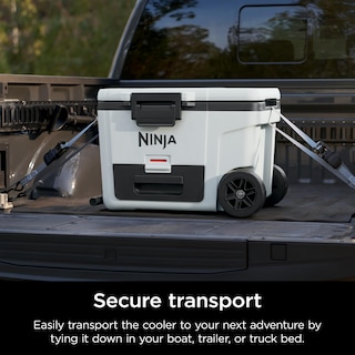 Foto 6 | Hielera Con Ruedas Frostvault De 45 Cuartos De Galón, Color Blanco, De Cooler Ninja - Venta Internacional.