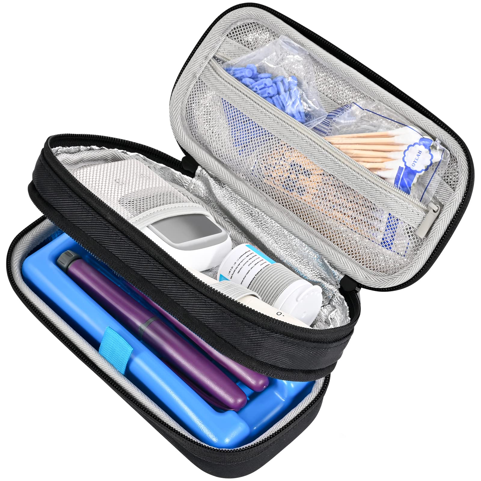 Foto 2 pulgar | Maletín De Viaje Para Enfriador De Insulina Procase, Color Negro - Venta Internacional.