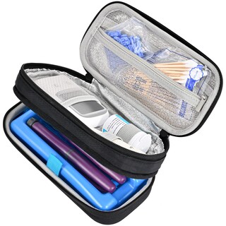 Foto 1 | Maletín De Viaje Para Enfriador De Insulina Procase, Color Negro - Venta Internacional.