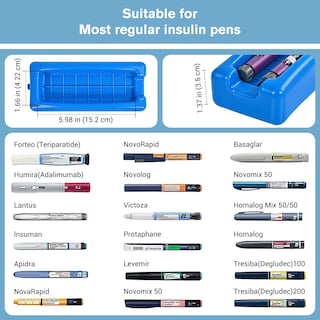 Foto 7 | Maletín De Viaje Para Enfriador De Insulina Procase, Color Negro - Venta Internacional.