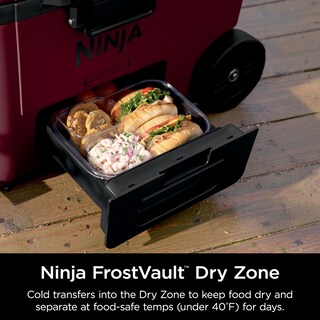 Foto 3 | Cooler Ninja Outdoor Frostvault Con Ruedas De 45 Cuartos De Galón, Color Rojo - Venta Internacional.