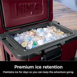 Foto 4 | Cooler Ninja Outdoor Frostvault Con Ruedas De 45 Cuartos De Galón, Color Rojo - Venta Internacional.