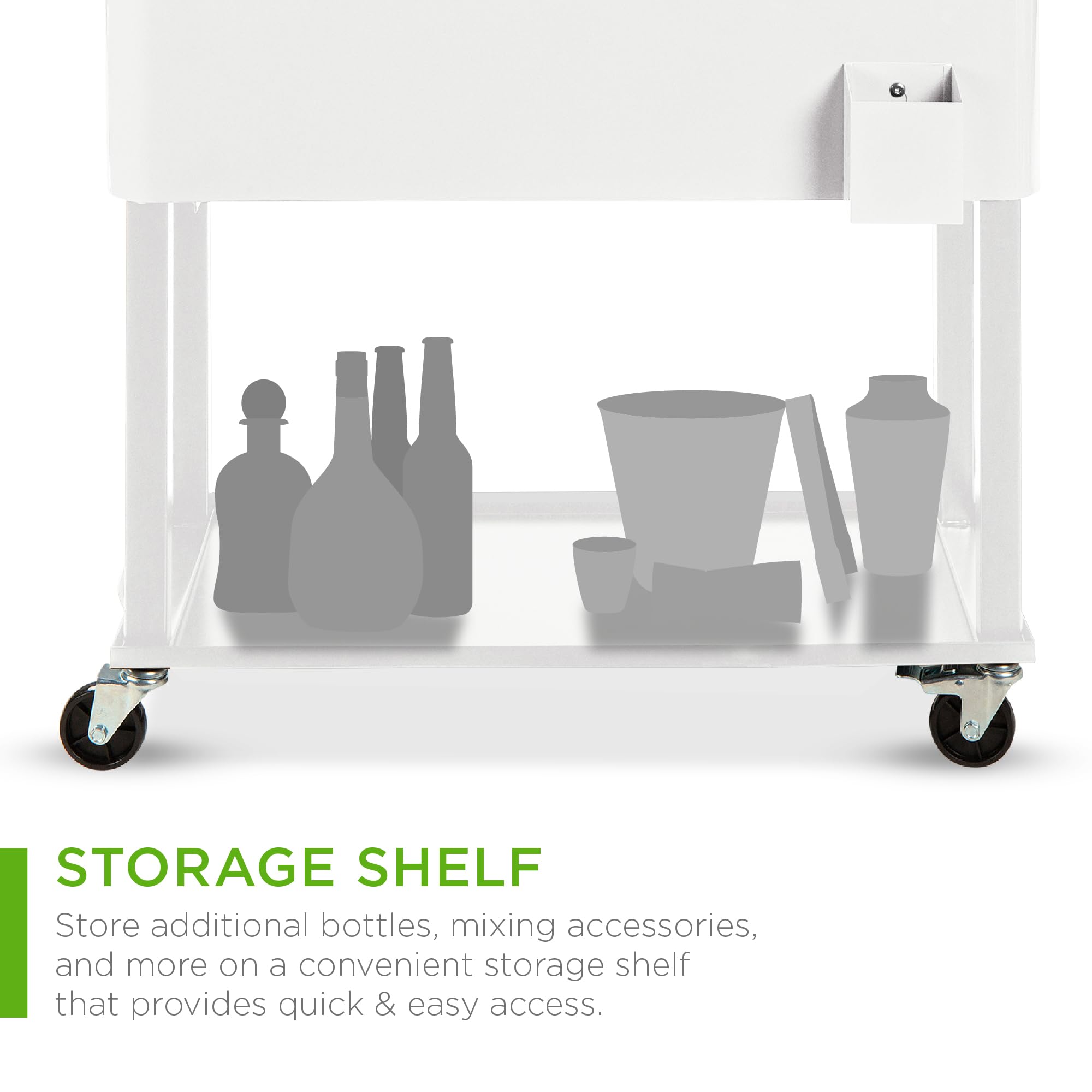 Foto 5 pulgar | Cooler Cart Best Choice Products, Acero Laminado De 80 Litros Con Hielo - Venta Internacional.
