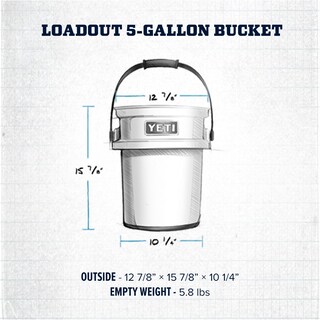 Foto 2 | Cucharón Yeti Loadout, 19 L, Resistente A Los Impactos, Para Pesca/utilitario - Venta Internacional.