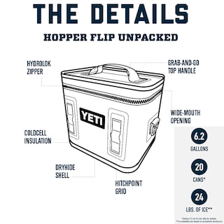 Foto 2 | Nevera Portátil Yeti Hopper Flip 18 Negra - Venta Internacional.
