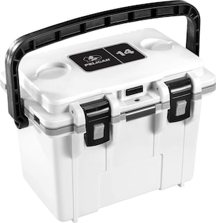 Foto 1 | Fiambrera Personal Cooler Pelican De 14 Cuartos De Galón, Blanco/gris - Venta Internacional.