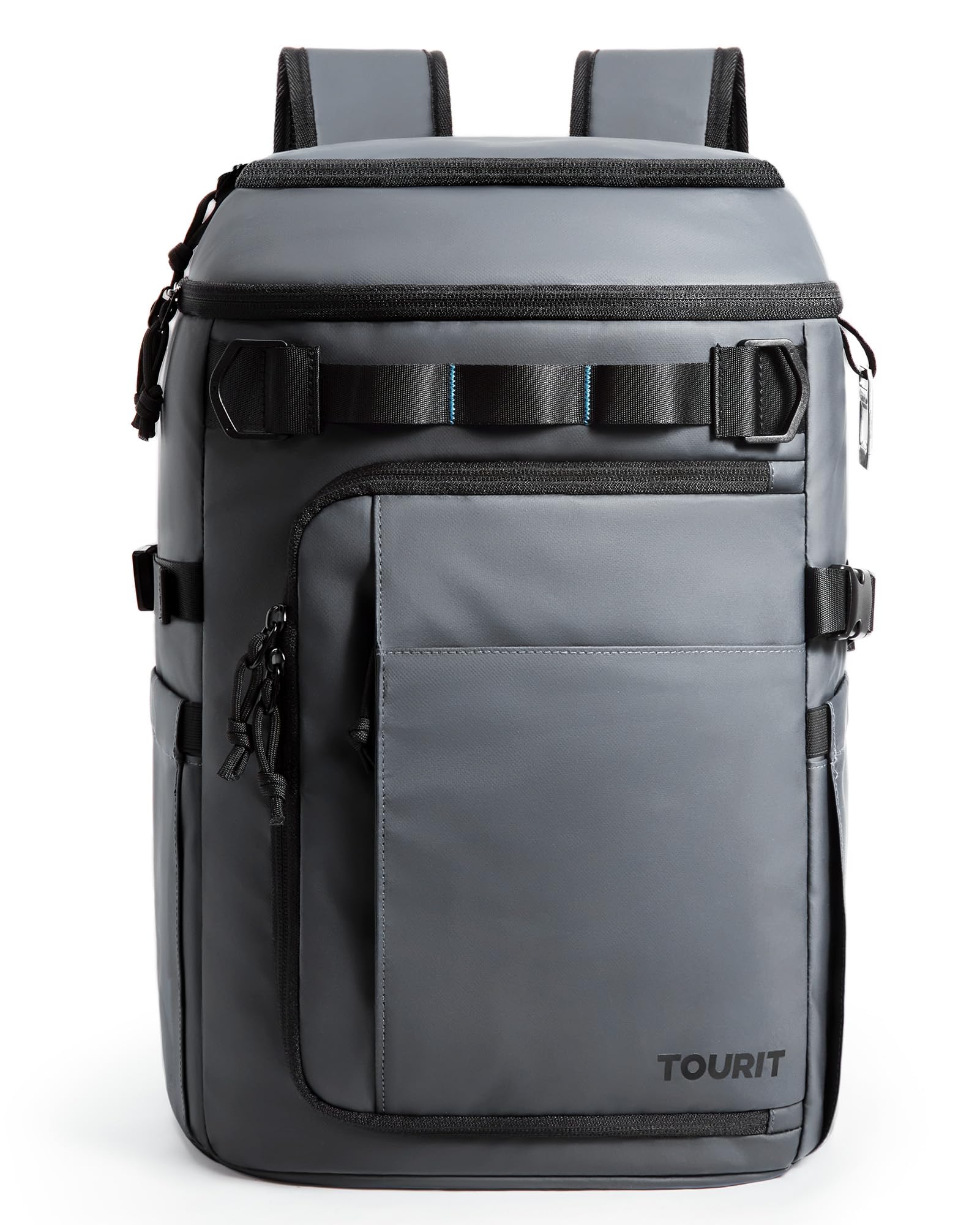 Foto 2 pulgar | Mochila Cooler Tourit 28 L, 38 Latas, A Prueba De Fugas, Impermeable, Gris - Venta Internacional.