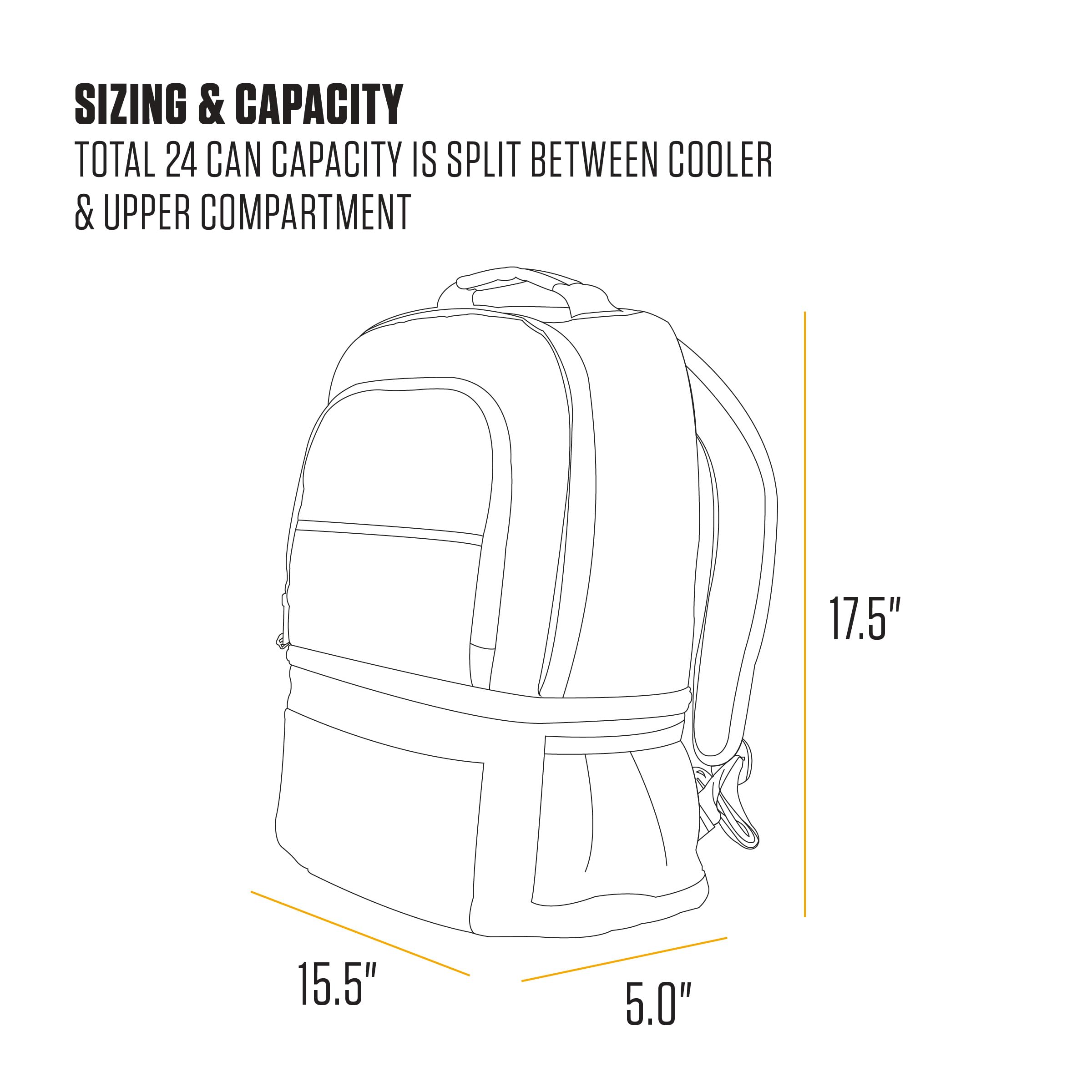 Foto 2 | Mochila Térmica Carhartt Gear B0000545 Con Aislamiento Para 24 Latas - Venta Internacional.
