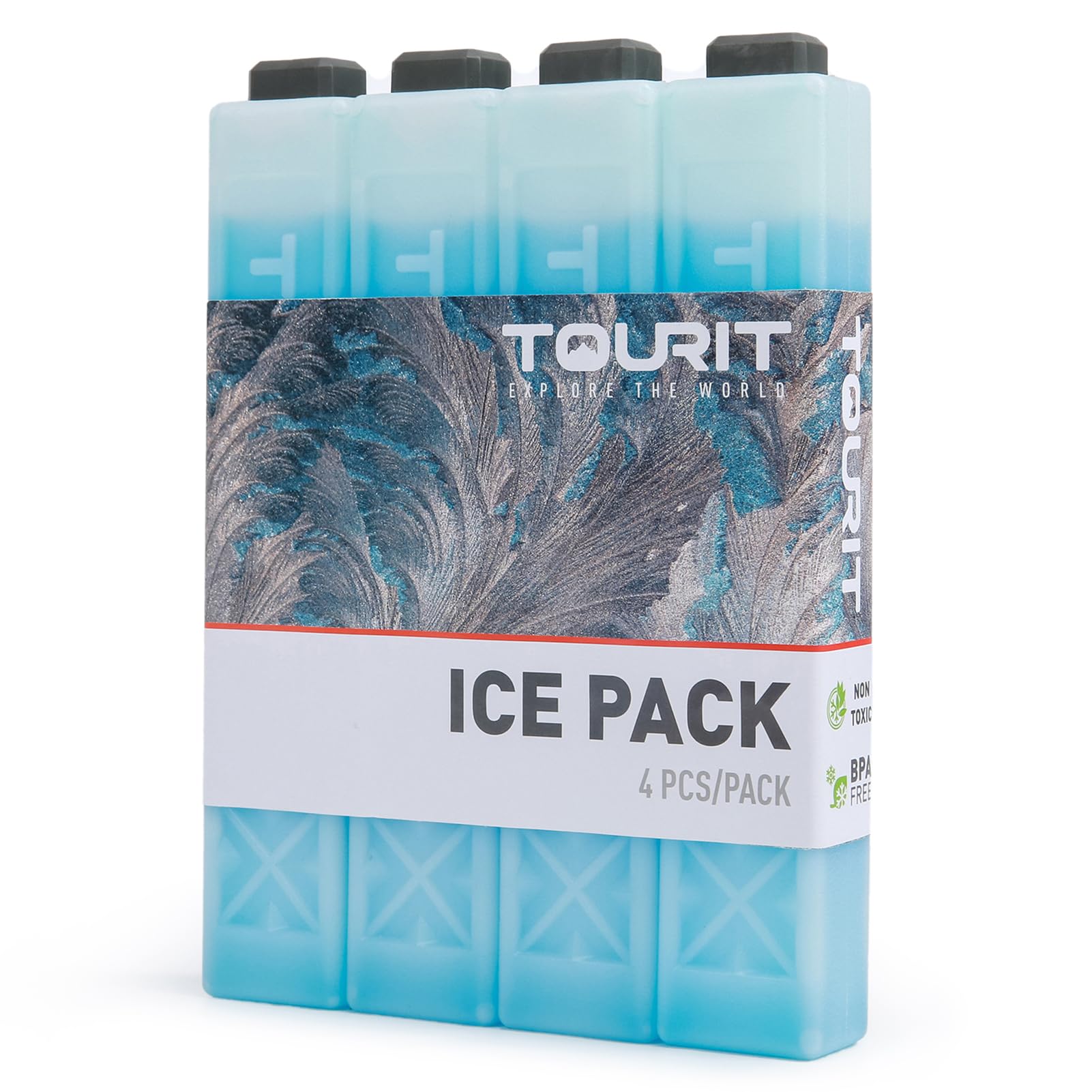 Foto 2 pulgar | Paquetes De Hielo Tourit Reutilizables Para Refrigeradores, Loncheras O Cajas, Azules - Venta Internacional.