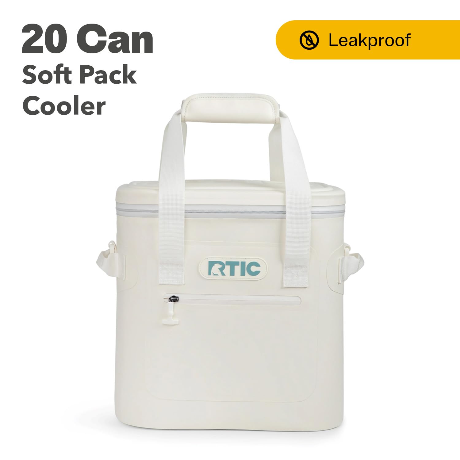 Foto 4 pulgar | Bolsa Térmica Rtic Soft Cooler Con Aislamiento Para 20 Latas, Color Marfil - Venta Internacional.