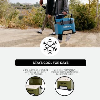 Foto 5 | Hielera Cooler Igloo Heavy-duty Para Bmx De 25 Cuartos De Galón Con Cool Riser - Venta Internacional.