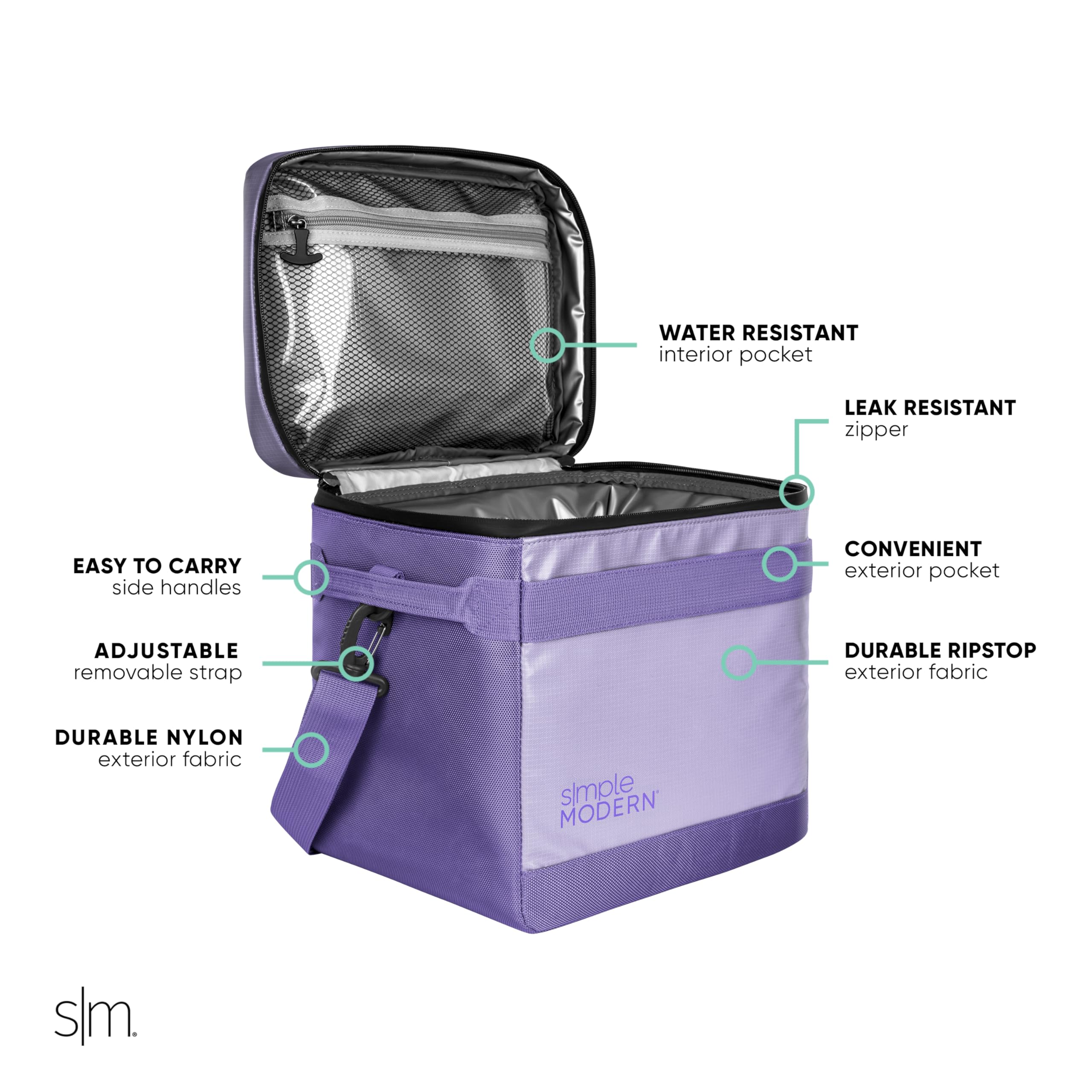 Foto 2 | Nevera Eléctrica Simple Modern Day Para 12 Latas, 11 L, Color Lavanda Eléctrico - Venta Internacional.