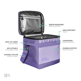Foto 2 | Nevera Eléctrica Simple Modern Day Para 12 Latas, 11 L, Color Lavanda Eléctrico - Venta Internacional.